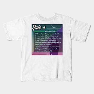 40 RULES OF LOVE - 8 Kids T-Shirt